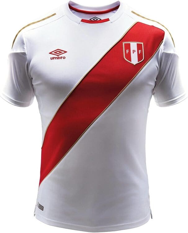Camiseta Oficial Umbro Peru Rusia 2018 Rumbo a Qatar 2022